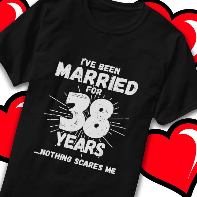 Gift 38-årsdagen för Bröllop T Shirt (Skapare uppladdad)
