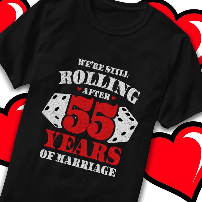Gift 55-årsdagen för den nutida 55-årsjubileet Brö T Shirt (Skapare uppladdad)