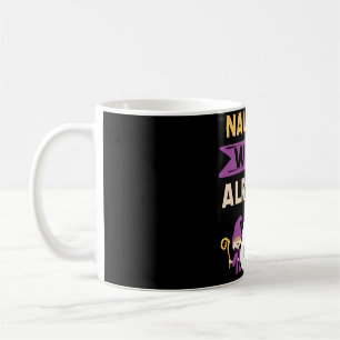 Gift 65-åriga kvinnor Halloween Witch Kaffemugg
