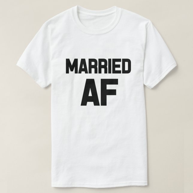 Gift AF lustig manar T-shirt (Design framsida)