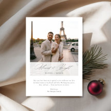 Gift Äkta Elegant Skript Nyförälder Foto