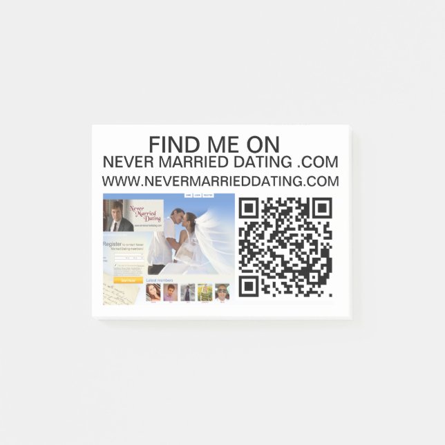 Gift aldrig med torkning. Skicka anteckning Post-it Block (Framsida)