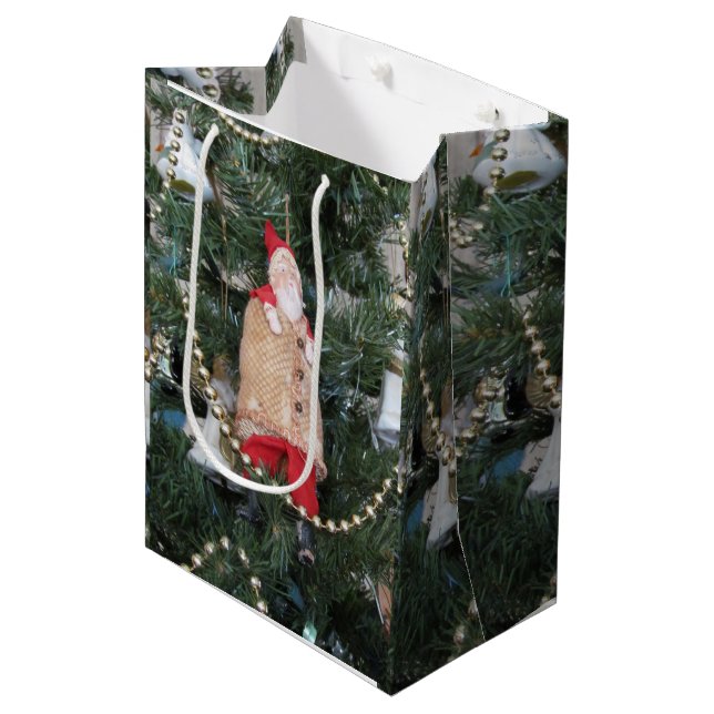 Gift Bag - Antique Santa Ornament (Framsidan Vinklad)