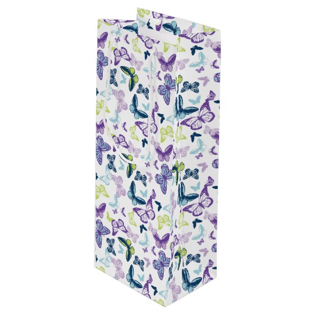 Gift Bag-Butterflies (Framsidan Vinklad)