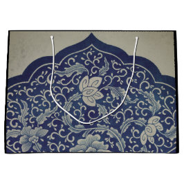 GIFT BAG CHINESE MÖNSTER BLACK OCH BLUE