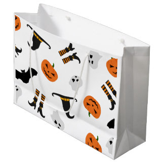 Gift Bag Design med Halloween Mönster