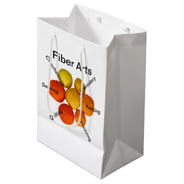 Gift Bag - Fiberkonst (Framsidan Vinklad)