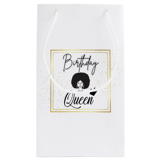 Gift Bag för Birthday Queen (Baksidan)