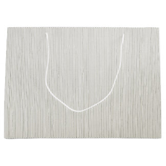 GIFT BAG GRÅTT OCH WHITE RAND