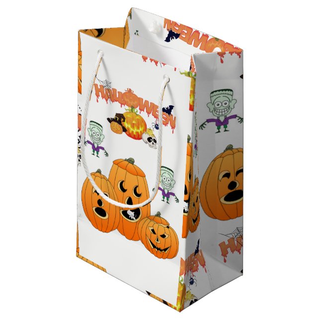 Gift Bag Halloween (Framsidan Vinklad)