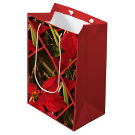 Gift Bag - Helgdag Poinsettia jul