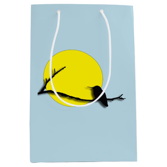 Gift Bag - Hummingbird Silhouette (Framsidan)