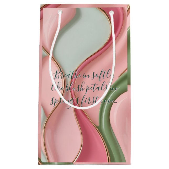 Gift bag in stylish abstract graphic (Framsidan)
