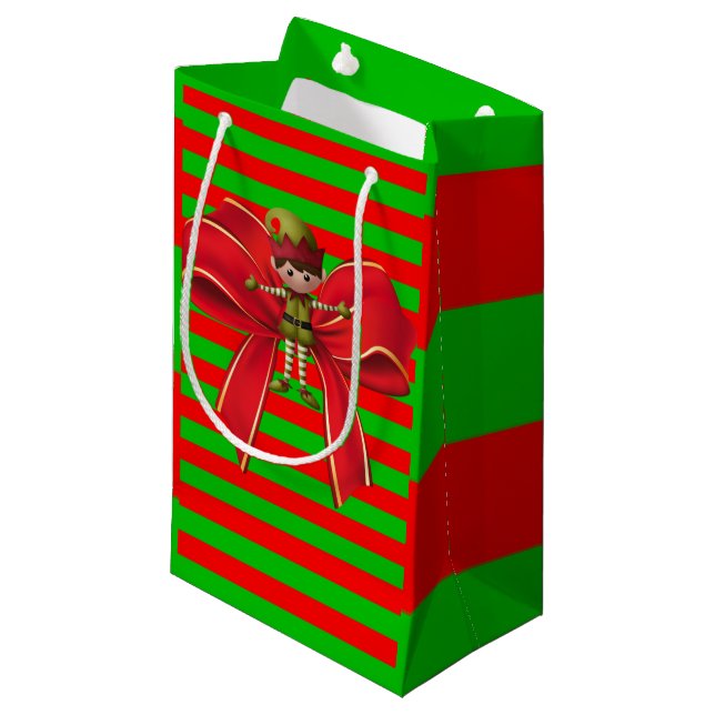 Gift Bag jul Elf (Framsidan Vinklad)