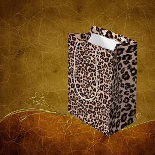 Gift Bag Leopard Skriv ut presentförpackningar