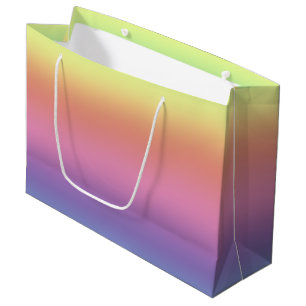 Gift Bag (Lg) - Vågrät Rainbow Rand