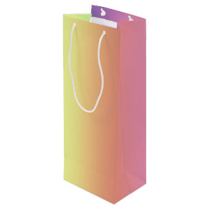 Gift Bag - Lodrät Rainbow Rand