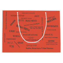 Gift Bag/Märkre/Native Tribal Namn/mmetropolit