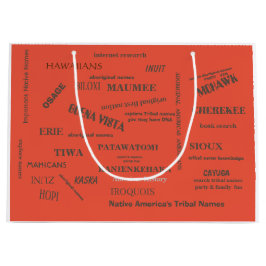 Gift Bag/Märkre/Native Tribal Namn/mmetropolit
