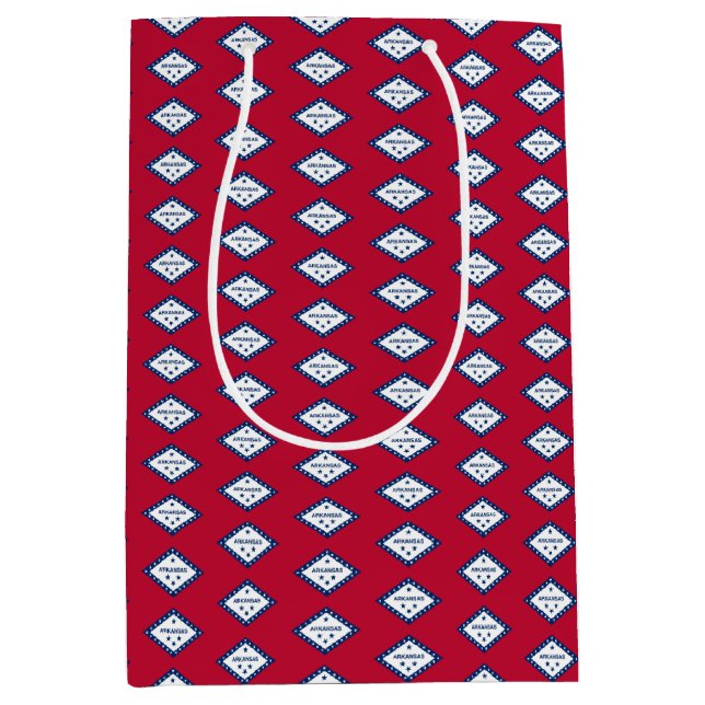 Gift Bag med Arkansas flagga, USA (Framsidan)