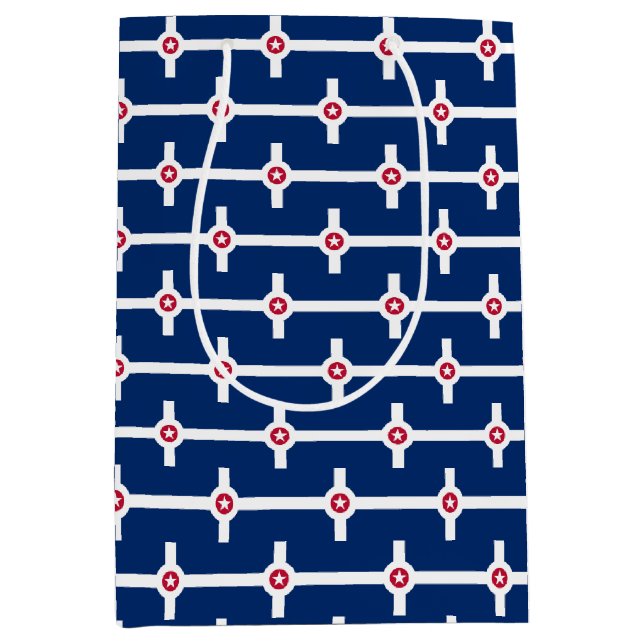 Gift Bag med flagga Indianapolis, USA (Framsidan)