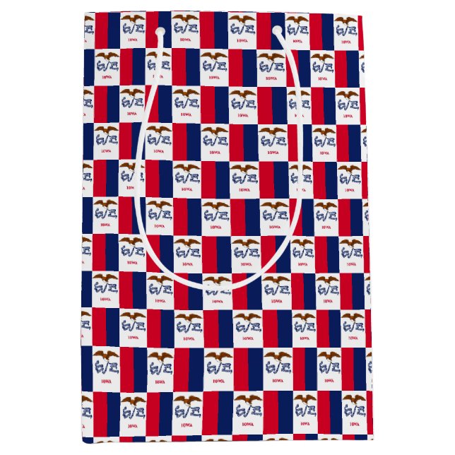 Gift Bag med flagga Iowa, USA (Framsidan)