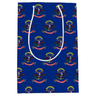 Gift Bag med flagga North Dakota, USA