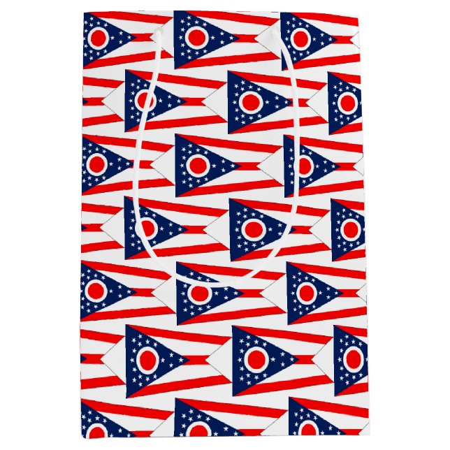 Gift Bag med flagga Ohio State, USA (Framsidan)