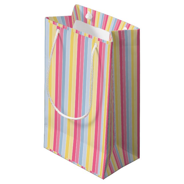 Gift Bag Pastel Rand (Framsidan Vinklad)