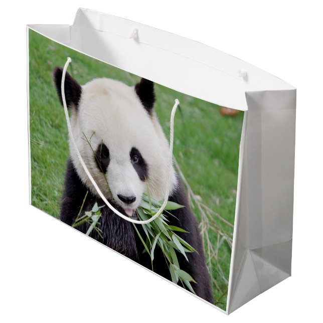 Gift Bag Photo jätte panda , djur 0184. (Baksidan Vinklad)