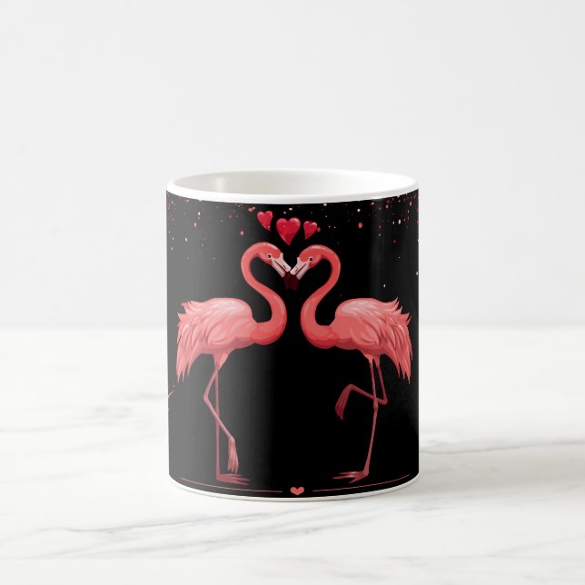 Gift Bag - Rosa Flamingo Kaffemugg (Center)