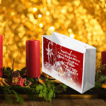 Gift Bag Scripture Birth of Jesus<br><div class="desc">Julväskan gjorde det enkelt för helgdag ge,  det påminner oss om varför vi firar juldagen! Ryktaren av Jesus födelse! Hon kommer att bära en son,  och du kommer att kalla namn Jesus,  för han kommer att spara hans folk från deras synder. Matthew 1: 21</div>