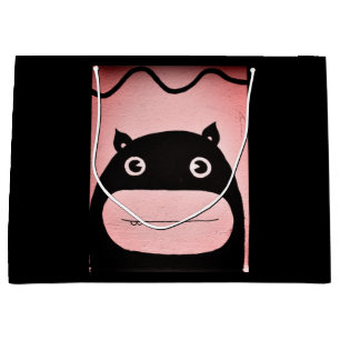 Gift Bag - stor, gigantisk LYCKLIG MONSTER
