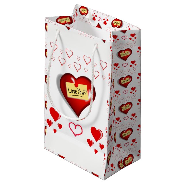Gift Bag Valentines (Framsidan Vinklad)