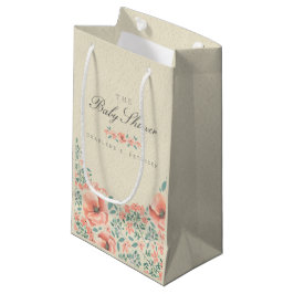 GIFT BAG | Vintage Blommigt Storybook Baby Shower