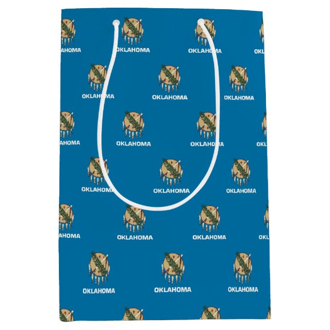 Gift Bag with flag of Oklahoma, USA (Framsidan)