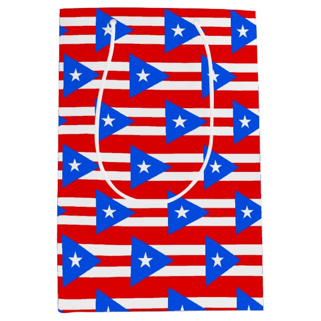 Gift Bag with flag of Puerto Rico, USA (Framsidan)