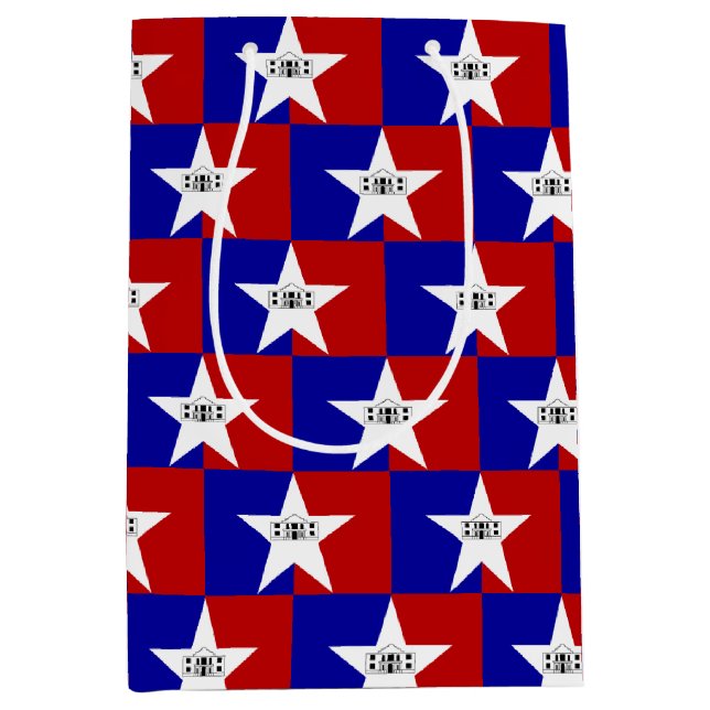 Gift Bag with flag of San Antonio, USA (Framsidan)