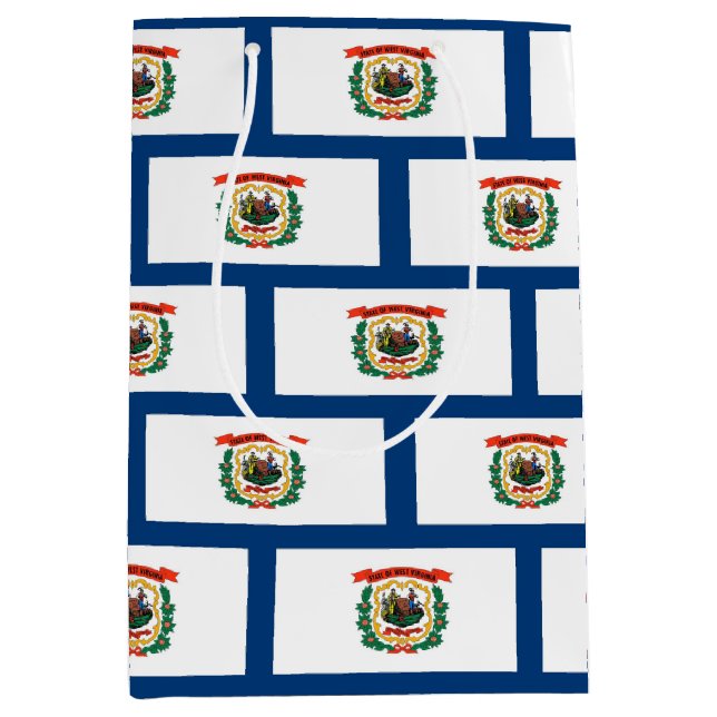 Gift Bag with flag of West Virginia, USA (Framsidan)