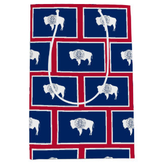 Gift Bag with flag of Wyoming, USA