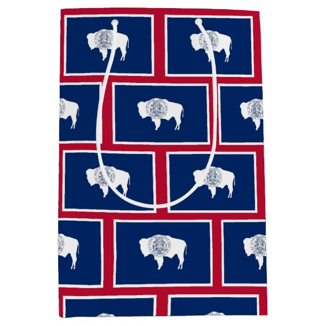 Gift Bag with flag of Wyoming, USA (Framsidan)