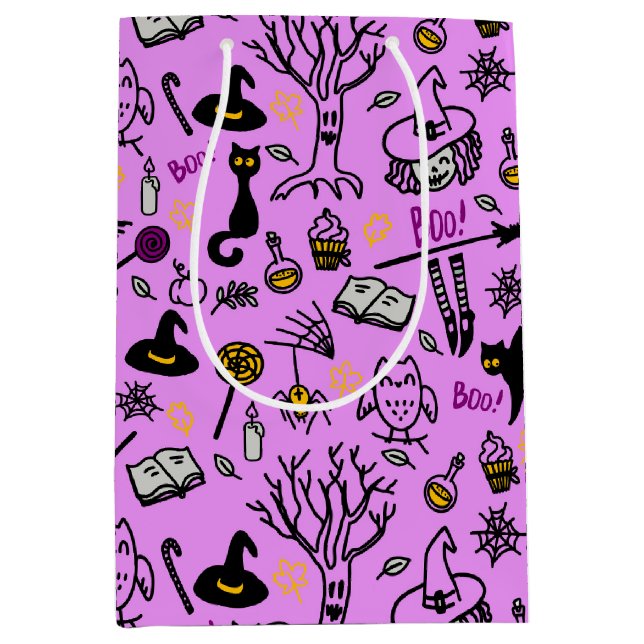 Gift Bags för Halloween. (Framsidan)