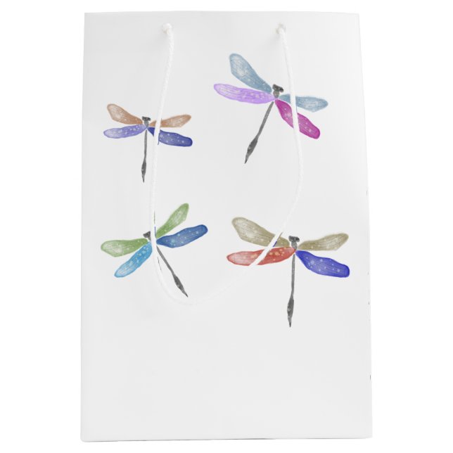 Gift Bags | Vattenfärg | DragonFly (Framsidan)
