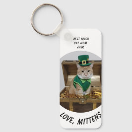 Gift Best Mom Cat personalised Cat Photo and Name Nyckelring