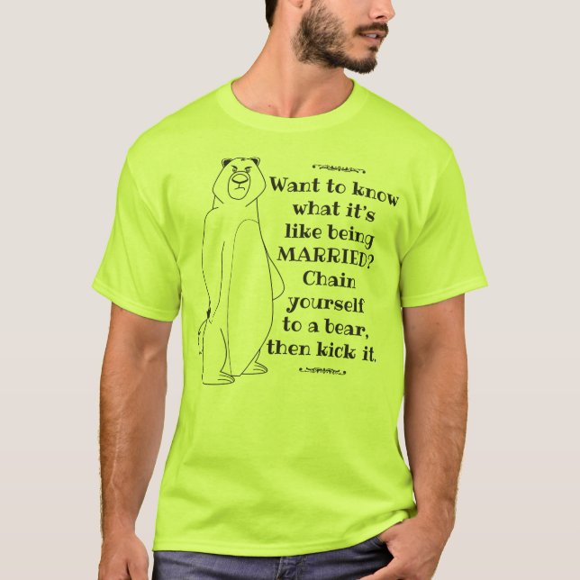 Gift björn t shirt (Framsida)