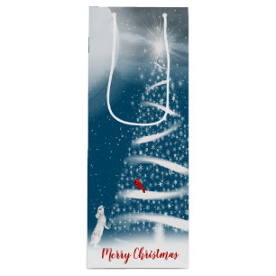 Gift-blocket Star Julgran och Måne Vin