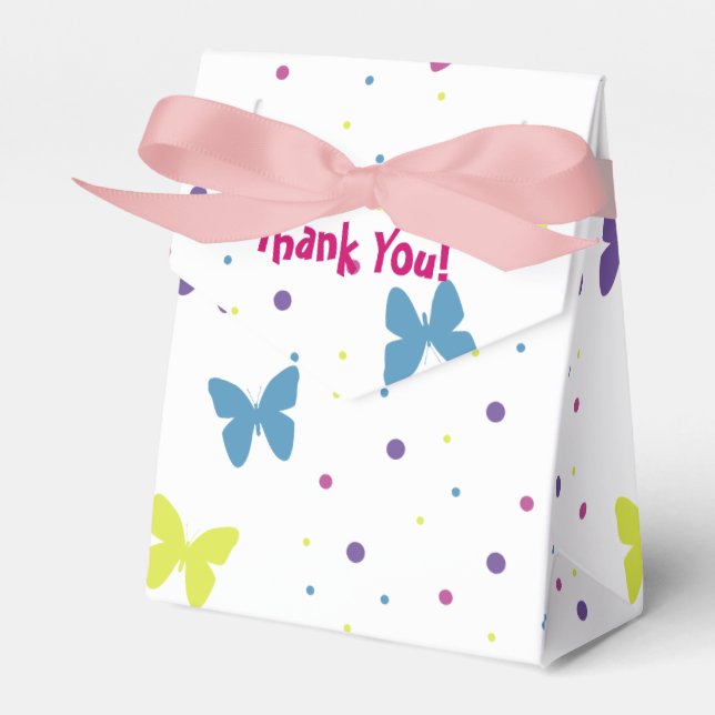 Gift Box - Butterfly Presentaskar (Framsidan Sidan)