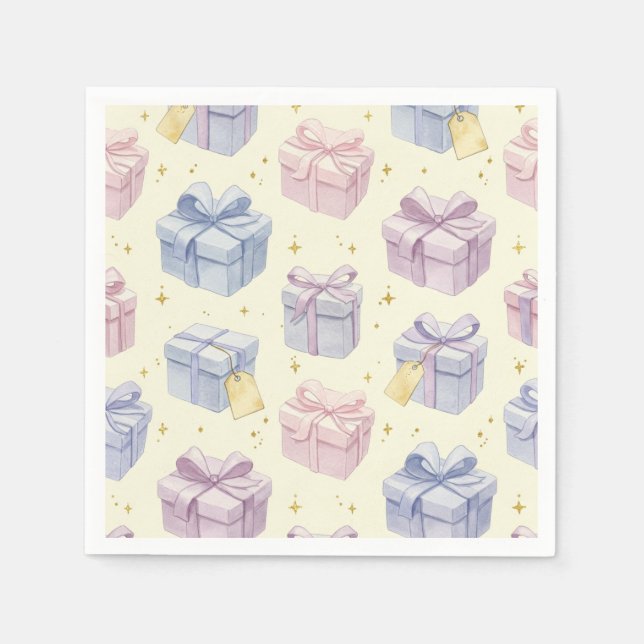 Gift Boxes, av Natasha Us Pappersservett (Framsidan)