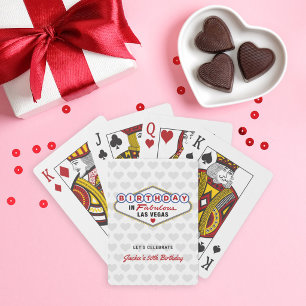 Gift Bröllop i Fantastiska Las Vegas Monogram Kortlek