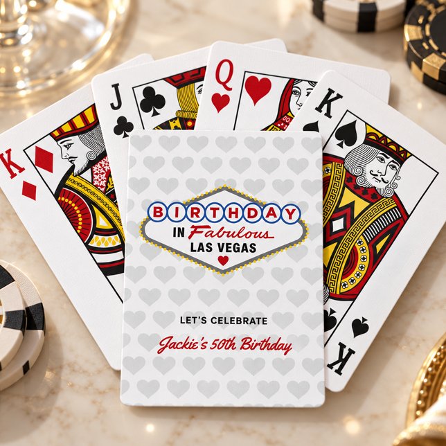 Gift Bröllop i Fantastiska Las Vegas Monogram Kortlek (Skapare uppladdad)